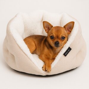 20250603_2235_Chihuahua-in-Cozy-Bed_remix_01jwvr12fsfjq8x6bjnekv01jr.jpg Snuggle Cave Beige