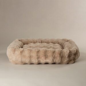 8.jpg Fluffy Hondenmand Beige