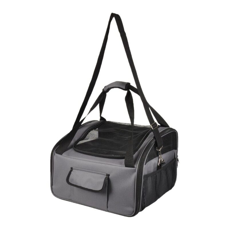 Autostoel-Grijs-1.jpg Autostoel Hond - Hondentas - Reismand (3-in-1)