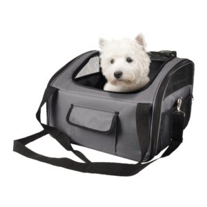 Autostoel-Grijs-2.jpg Autostoel Hond - Hondentas - Reismand (3-in-1)