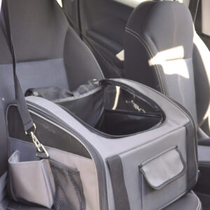 Autostoel-Grijs-9.jpg Autostoel Hond - Hondentas - Reismand (3-in-1)