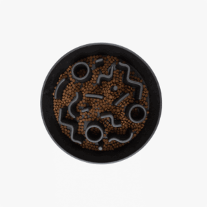 BABOO-bowl-slowfeeder-GIF.gif Anti Schrokbak BAMBOO Lichtgrijs