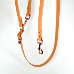 Biothane-hondenlijn-oranjebruin-2.jpg Biothane Hondenlijn Tan