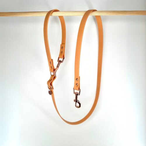 Biothane-hondenlijn-oranjebruin.jpg Biothane Hondenlijn Tan