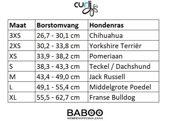 Curli-maattabel-2.jpg Curli Tuigje Air-Mesh Rood