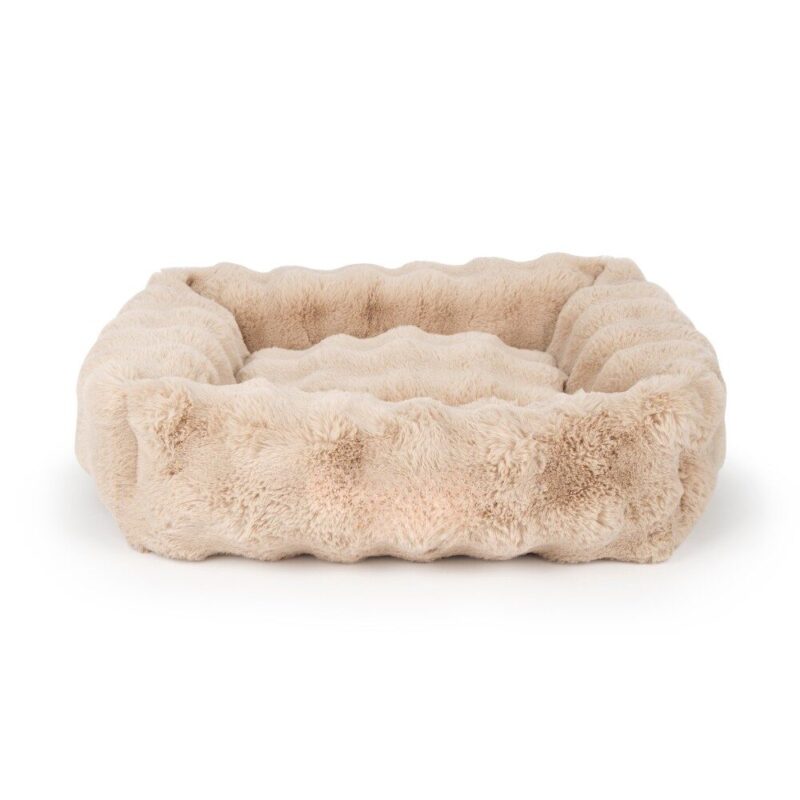 Fluffy-Hondenmand-Beige-1.jpg Fluffy Hondenmand Beige