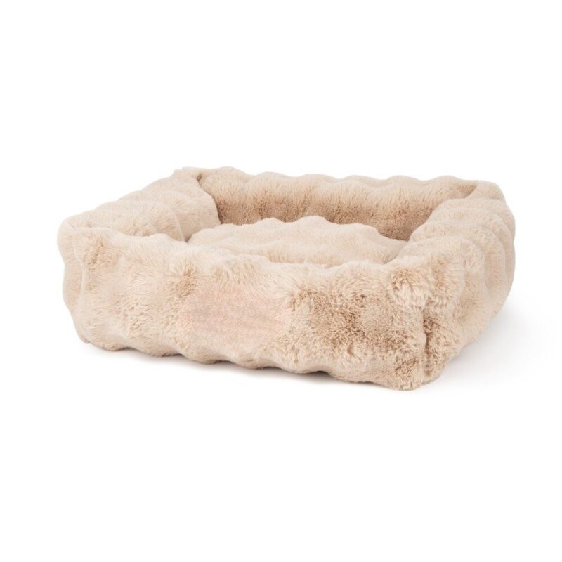 Fluffy-Hondenmand-Beige-2.jpg Fluffy Hondenmand Beige