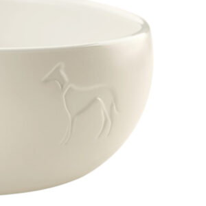 Keramische Voerbak Wit