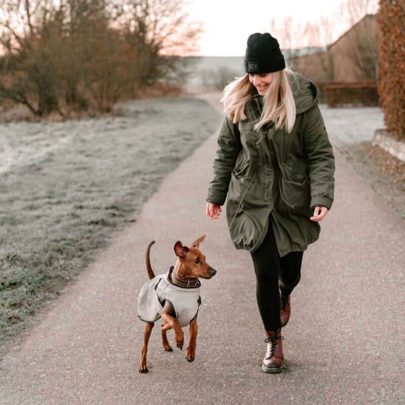 Hundemantel / Dog coat UPPSALA TREND khaki Hondenjas Taupe