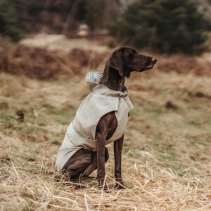 Hunde-Regenmantel / Rain Coat for Dogs MILFORD taupe Regenjas Hond Taupe
