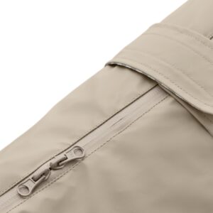 Hunde-Regenmantel / Rain coat for dogs MILFORD taupe Regenjas Hond Taupe