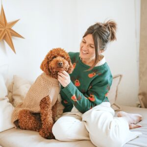 Hundepullover / Dog pullover MALMÖ beige Hondentrui Beige