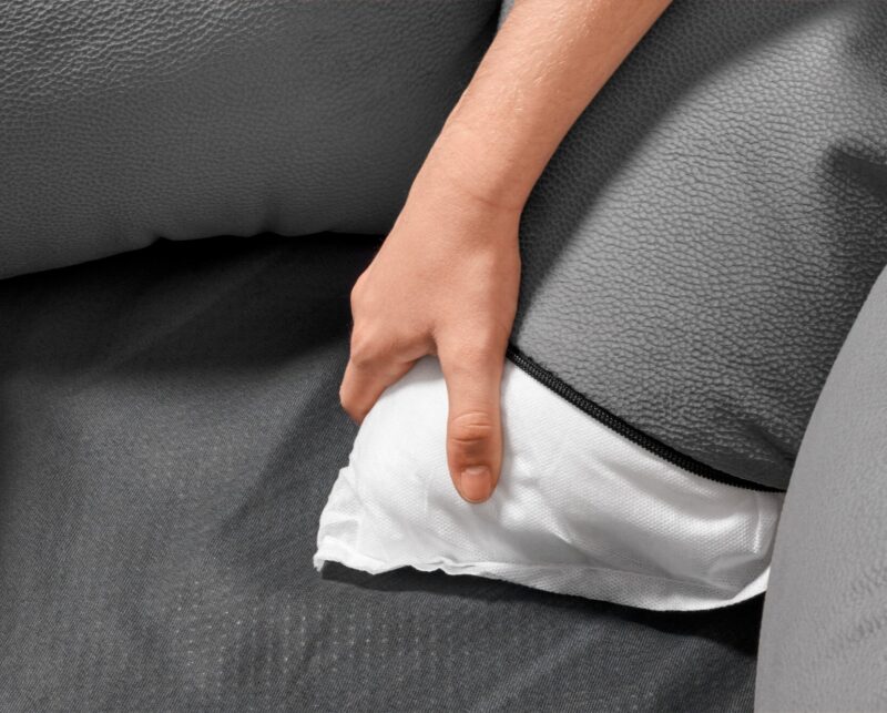 Orthopädisches Hundesofa / Orthopaedic Dog Sofa MERIDA anthrazit Orthopedische Hondenmand 6-hoekig Grijs