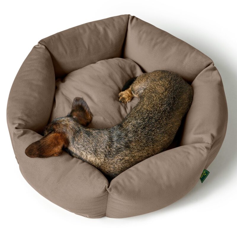 Orthopädisches Hundesofa / Orthopaedic Dog Sofa MERIDA sechseckig taupe Orthopedische Hondenmand 6-hoekig Taupe