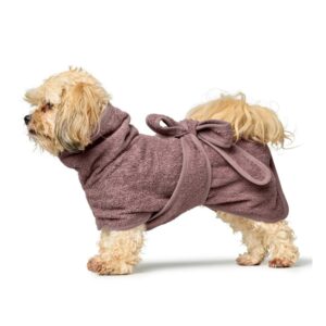 Hondenbadjas-oudroze-3.jpg Hondenbadjas Katoen Oudroze