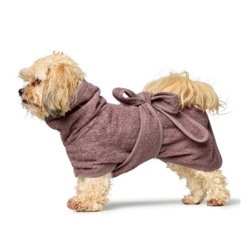 Hondenbadjas-oudroze-3.jpg Hondenbadjas Katoen Oudroze