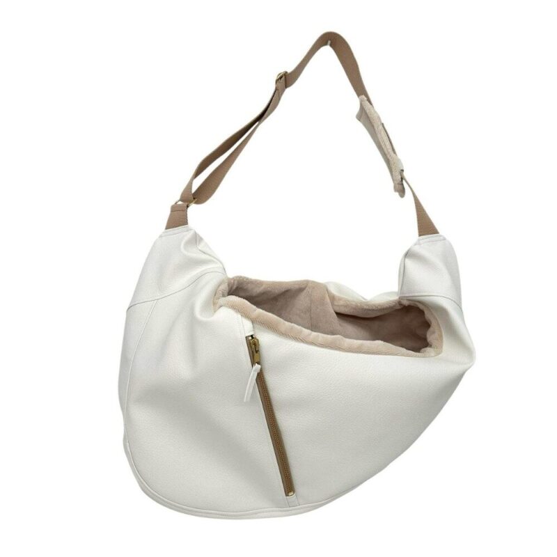 Hondentas-Luno-wit-leer-1.jpg Hondentas Leer Wit