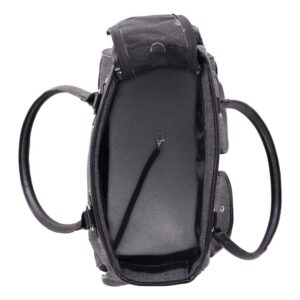 Hondentas-Textiel-Grijs-4.jpg Stijlvolle Hondentas Grijs