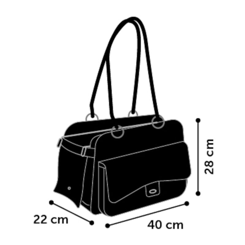 Hondentas-Zwart-Leer-6.jpg Luxe Hondentas Zwart