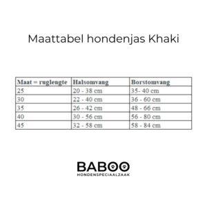 Maattabel-hondenjas-Khaki.jpg Hondenjas Khaki