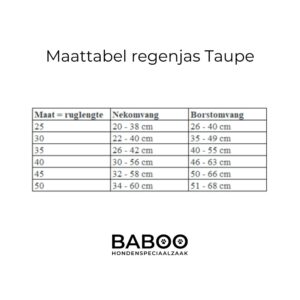 Maattabel-regenjas-Taupe.jpg Regenjas Hond Taupe