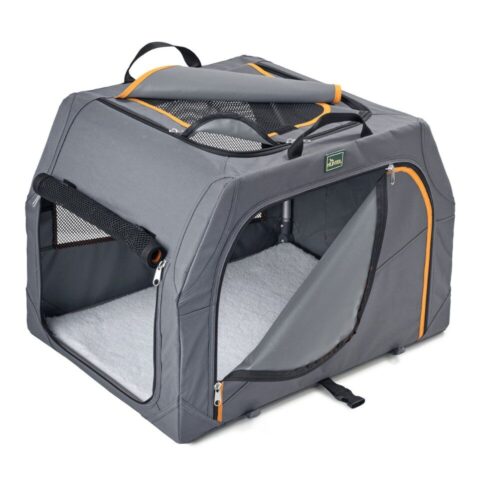 Reisbench-hond-grijs-2.jpg Reisbench Hond Opvouwbaar Grijs