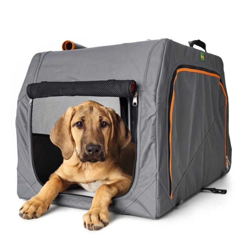 Reisbench-hond-grijs-4.jpg Reisbench Hond Opvouwbaar Grijs