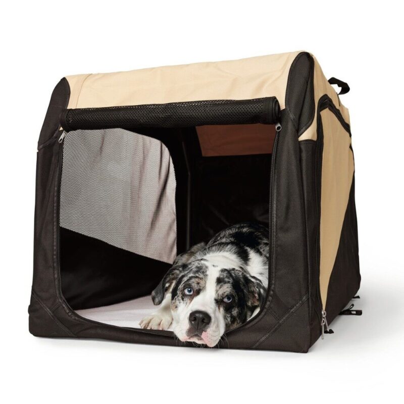 Reisbench-hond-opvouwbaar-2.jpg Reisbench Hond Opvouwbaar Beige