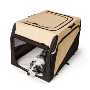 Reisbench-hond-opvouwbaar-4.jpg Reisbench Hond Opvouwbaar Beige