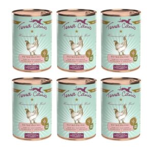 Terra-Canis-graanvrij-Kip-6x.jpg VOORDEEL VERPAKKING – Terra Canis Graanvrij Kip – 6x 400g