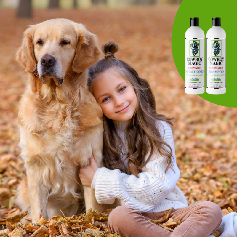 a-girl-bathes-a-dachshund-dog-with-shampoo-in-the-shower-in-the-garden-1.png Cowboy Magic Shampoo (473 ML)