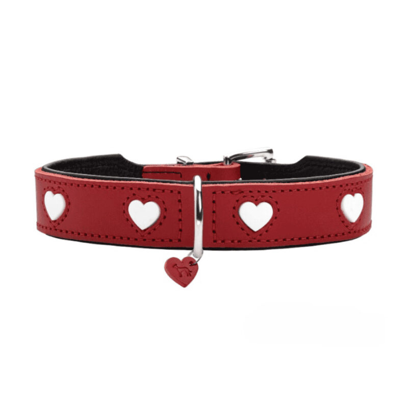 halsband-liefde.jpg Leren Hondentuigje Liefde