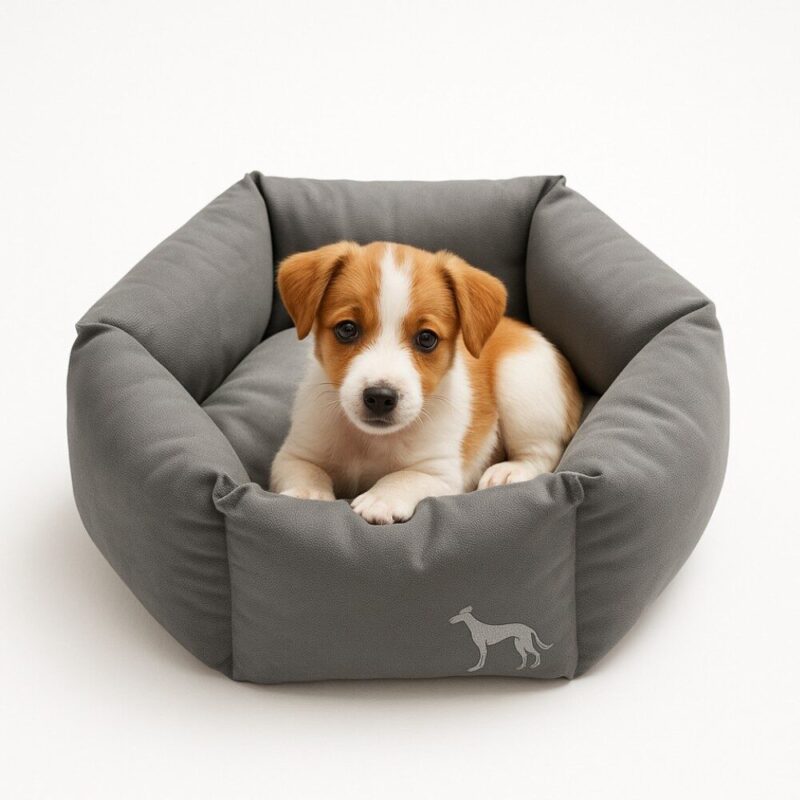 orthopedische-hondenmand-grijs-sora-3.jpg Orthopedische Hondenmand 6-hoekig Grijs